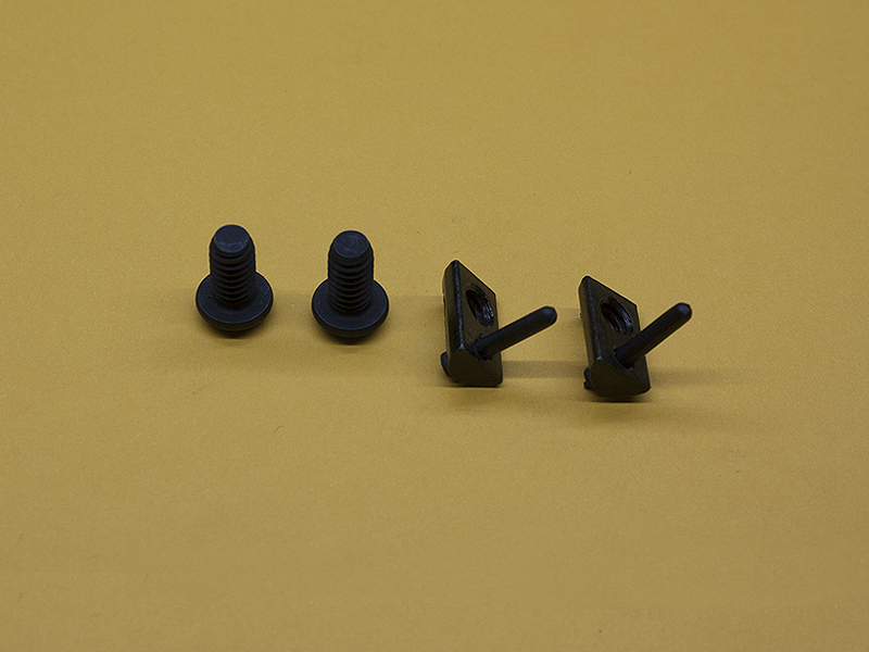 (2) 1/4-20 x 1/2″ Button Head Screws & (2) Drop-In T-Nuts
