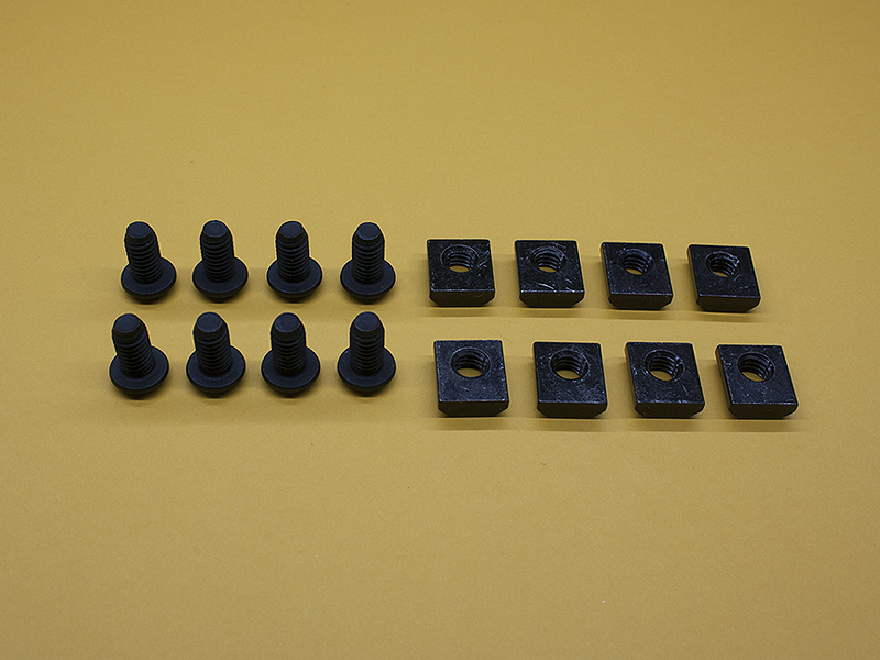 (8) 5/16-18 x 5/8″ Button Head Screws & (8) Standard T-Nuts