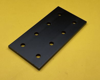 (JP-015-K-BLACK) 15 Series 8 Hole Joining Plate